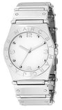 Marc Jacobs White Dial Silver Steel Strap Watch for Women - MBM3030