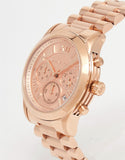 Michael Kors Cooper Rose Gold Rose Gold Steel Strap Watch for Women - MK6275