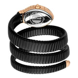 Just Cavalli Classico Lungo Black Dial Black Steel Strap Watch for Women - JC1L248M0085