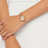 Tory Burch Riva Rose Gold Dial Rose Gold Steel Strap Watch for Women - TBW4037