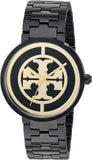 Tory Burch Reva Black Dial Black Steel Strap Watch for Women - TBW4039