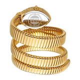 Just Cavalli Classico Lungo White Dial Gold Steel Strap Watch for Women - JC1L248M0025