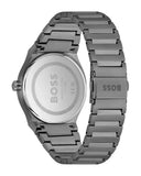 Hugo Boss Candor Grey Dial Grey Steel Strap Watch for Men - 1514078