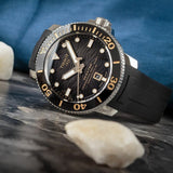 Tissot Seastar 2000 Professional Powermatic 80 Black Dial Black Rubber Strap Watch for Men - T120.607.17.441.01