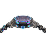 Versace Icon Active Chronograph Black Dial Grey Silicone Strap Watch for Men - VEZ701022
