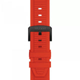 Tissot T Race Chronograph Black Dial Red Rubber Strap Watch for Men - T141.417.37.061.01