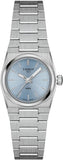 Tissot PRX Quartz Ice Blue Dial Silver Steel Strap Watch for Women - T137.010.11.351.00