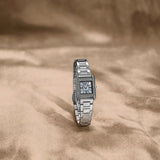 Emporio Armani Genni Analog Mother of Pearl Dial Silver Steel Strap Watch for Women - AR11662