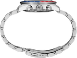 Seiko Prospex Speedtimer Solar Chronograph Blue Dial Silver Steel Strap Watch for Men - SSC913