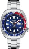 Seiko Prospex PADI Special Edition Automatic Blue Dial Silver Steel Strap Watch for Men - SRPE99