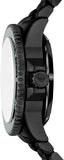 Emporio Armani Sea Explorer Turquoise Blue Dial Black Steel Strap Watch for Men - AR60084