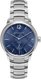 Burberry Classic Blue Dial Silver Steel Strap Watch for Men - BU10007