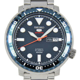 Seiko 5 Sports Automatic Blue Dial Silver Steel Strap Watch for Men - SRPC63J1