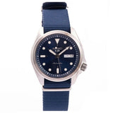 Seiko 5 Sports Automatic Blue Dial Blue Nylon Strap Watch for Men - SRPE63K1