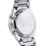 Seiko Conceptual Chronograph White Dial Silver Steel Strap Watch for Men - SSB451P1