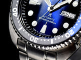 Seiko Prospex Deep Blue Batman Turtle Diver's Automatic Blue Dial Silver Steel Strap Watch for Men - SRPC25J1