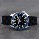 Seiko 5 Sports SKX Automatic Blue Dial Blue Silicone Strap Watch for Men - SRPD71K2