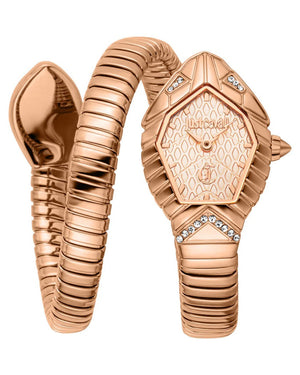 Just Cavalli Speranza Rose Gold Dial Rose Gold Steel Strap Watch for Women - JC1L356M0045