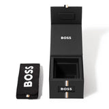 Hugo Boss Strike Chronograph Black Dial Black Steel Strap Watch for Men - 1514291