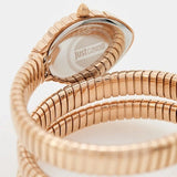 Just Cavalli Specchio Green Dial Rose Gold Steel Strap Watch for Women - JC1L323M0045