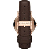 Burberry Classic Quartz Brown Dial Brown Leather Strap Watch for Men - BU9013