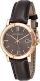 Burberry Classic Quartz Brown Dial Brown Leather Strap Watch for Men - BU9013
