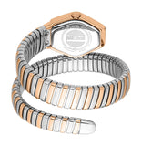 Just Cavalli Splora Silver Dial Two Tone Steel Strap Watch for Women - JC1L394M0065