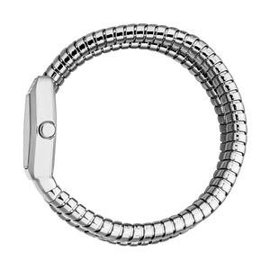 Just Cavalli Romina Black Dial Silver Steel Strap Watch for Women - JC1L395M0015