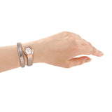 Just Cavalli Splora Silver Dial Two Tone Steel Strap Watch for Women - JC1L394M0065