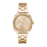 Michael Kors Nia Quartz Gold Dial Gold Steel Strap Watch For Women - MK3989