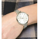 Marc Jacobs Sally Silver Dial Silver Steel Strap Watch for Women - MBM3362