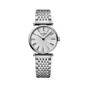 Longines La Grande Classique White Dial Silver Steel Strap Watch for Women - L4.209.4.71.6