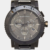 Burberry The City Grey Dial Gunmetal Grey Steel Strap Watch for Men - BU9381