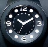 Marc Jacobs Pelly Black Dial Black Silicone Strap Watch for Women - MBM2507