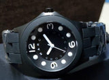 Marc Jacobs Pelly Black Dial Black Silicone Strap Watch for Women - MBM2507