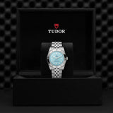 Tudor Black Bay 54 Blue Dial Silver Steel Strap Watch for Men - M79000-0001