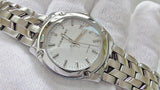 Burberry Heritage Check White Dial Silver Steel Strap Watch for Women - BU1853