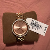 Michael Kors Darci Rose Gold Dial Rose Gold Stainless Steel Strap Watch for Women - MK3366