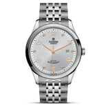 Tudor 1926 Automatic Diamonds Silver Dial Silver Steel Strap Watch for Men - M91650-0003