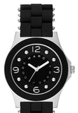 Marc Jacobs Pelly Black Dial Black Silicone Strap Watch for Women - MBM2544