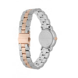 Marc Jacobs Baker White Dial Two Tone Steel Strap Watch for Women - MBM3331