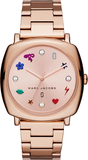 Marc Jacobs Mandy Rose Gold Dial Rose Gold Steel Strap Watch for Women - MJ3550
