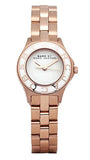 Marc Jacobs Blade White Dial Rose Gold Steel Strap Watch for Women - MBM3076