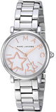 Marc Jacobs Classic White Dial Silver Steel Strap Watch for Women - MJ3591