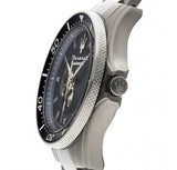 Maserati SFIDA Automatic Skeleton Blue Dial Silver Steel Strap Watch For Men - R8823140007
