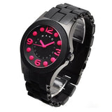 Marc Jacobs Pelly Black Dial Black Silicone Strap Watch for Women - MBM2529