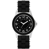 Marc Jacobs Pelly Black Dial Black Silicone Strap Watch for Women - MBM2541