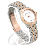 Marc Jacobs Peeker Silver Dial Two Tone Steel Strap Watch for Women - MBM3375