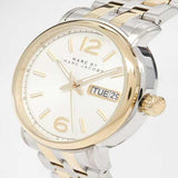 Marc Jacobs Fergus White Dial Two Tone Steel Strap Watch for Men - MBM5079