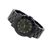 Marc Jacobs Amy Black Dial Black Steel Strap Watch for Women - MBM8595